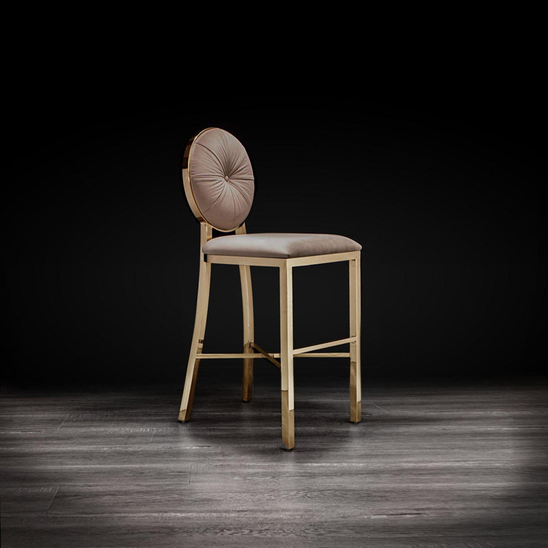 Tabouret Regina, Taupe
