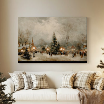 Honeyed Yule Whisper-Premium Gallery Wrapped Canvas