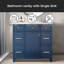 36'' Single Bathroom Vanity with Resin Top-88416666