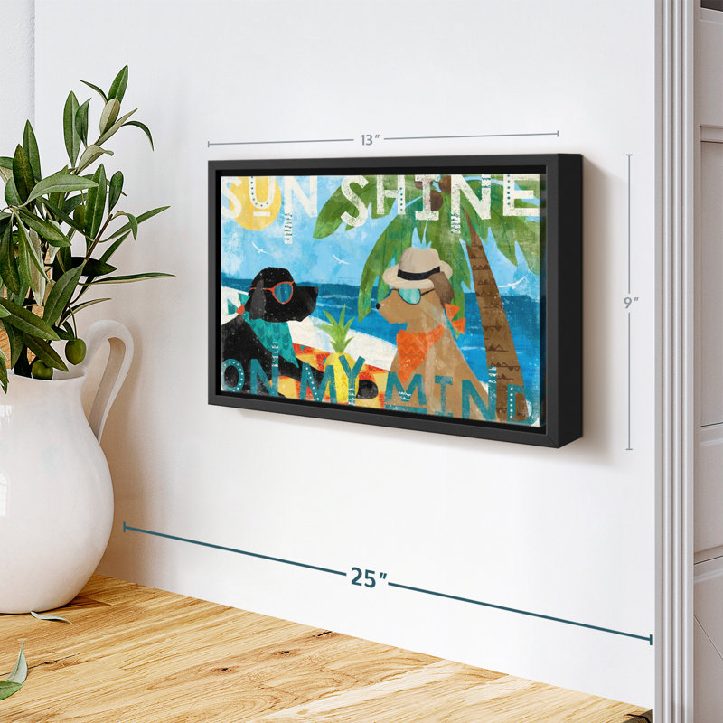 Impression sur toile Khendal Good Vibes I, H 9 po x l 13 po
