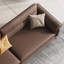 Causeuse coussin en cuir véritable Coffee-1316556898