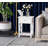 Side Table, Farmhouse End Table