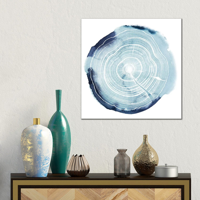 Tree Ring Overlay III by Grace Popp - Gallery-Wrapped Canvas Giclée on Canvas, 45.72 cm H x 45.72 cm W x 1.91 cm D