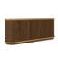 Buffet 63 "en diagonale cannelée avec rangement-129944457