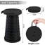 Ensemble de 2 tabourets pliables améliorés et épaissis, tabouret escamotable et escamotable-122252254
