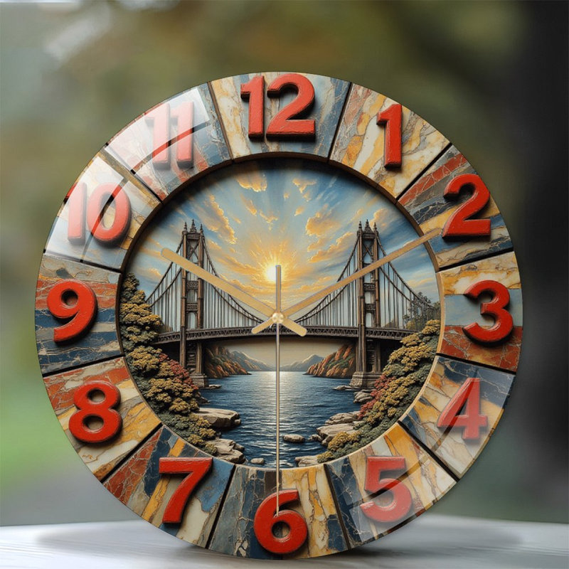 Horloge murale Golden Gate Bridge