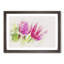 Pair of Pink Tulip Flowers - Framed Print-56851792-56851789
