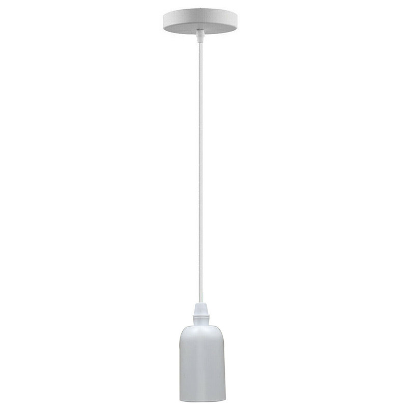 Aniston 1 - Light Bulb Pendant, White