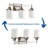 Nash 3 - Light Dimmable Vanity Light