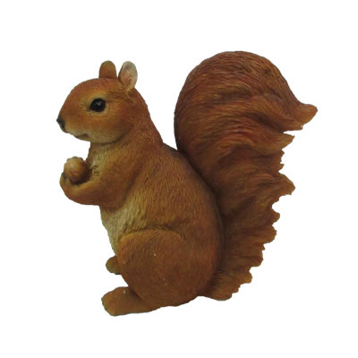 Blaid Squirrel No Additional Durability Plastic Garden Statue