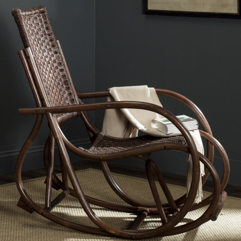 Chaise berçante Reis, Brun