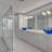 Blue Foiled Glass Oval Vessel Bathroom Sink