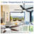 Cissline 52" Wet Plug-in Outdoor/Indoor Ceiling Fan with Light and Remote, IP65 Waterproof for Patio/Porch
