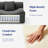 Boneless Corduroy Chaise Lounge, Modern Comfy Cloud Sofa Chair with Pillow