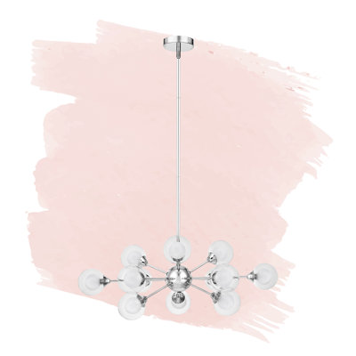Lustre sphérique Spoutnik à 12 lumières Optimist
