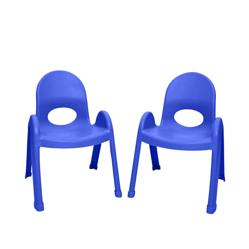 Chaise pour enfant Value Stack, Bleu, 11", 2