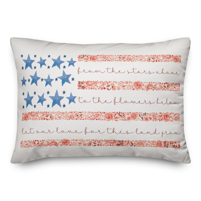 Striped Outdoor Reversible Throw Pillow