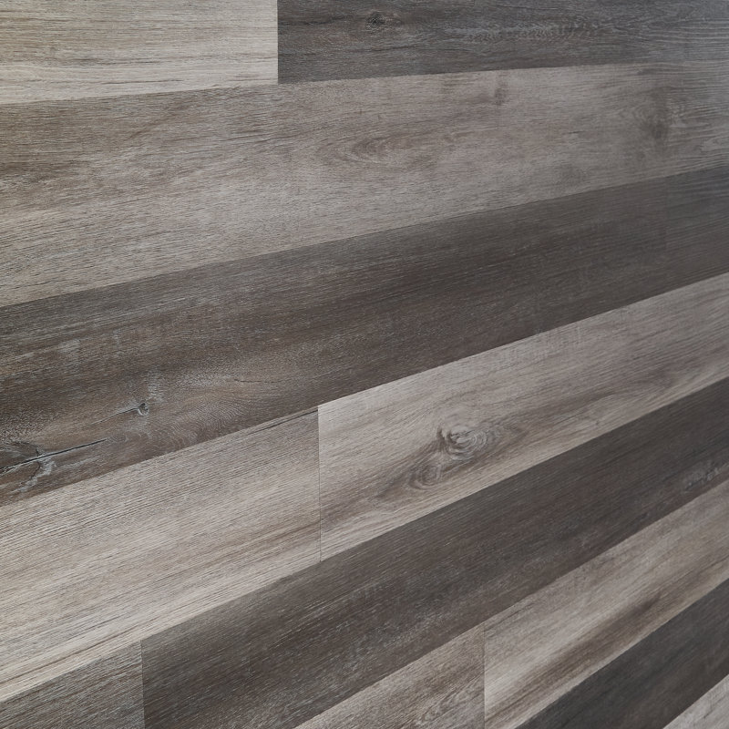 Revive 6mil Waterproof 6.3" x 48.4" Glue Down Luxury Vinyl Tile Flooring (36 Sq. Ft. / Case), Scarlet Oak
