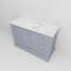 Ensemble de meuble-lavabo gris foncé l 48 po x P 22 po Largeur de la pièce-1732743631