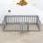 Guerriero Wooden Daybed Frame with Fence-1236834000-1236834006