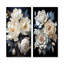 Beige Whispers Of Peony - ensemble de 2 impressions sur toile pivoines-42468659-42468662