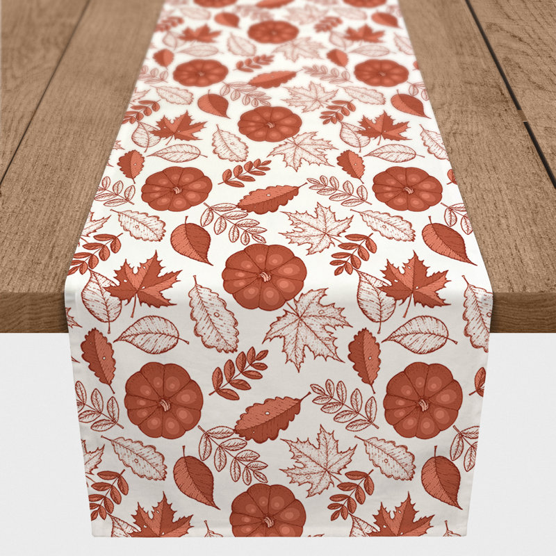 Chemin de table Safira, 90 po x 16 po, Rouille