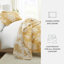 Ensemble de courtepointe légère - couvre-lit matelassé toutes saisons - bouquet vieilli-105628190-105628188