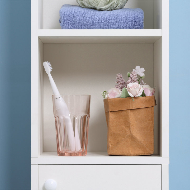 Deiana Freestanding Linen Cabinet