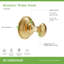 Braston Wall Mounted Robe and Towel Hook-101648608