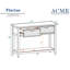 Console en bleu sarcelle