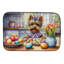 Tapis de séchage Decorating Pâques Yorkshire Terrier