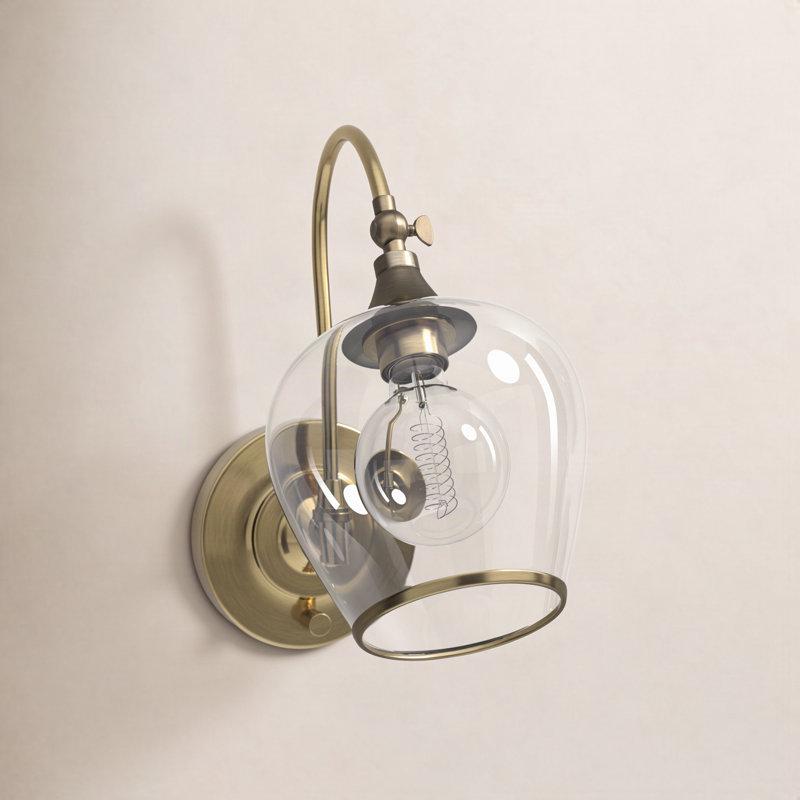 Ladera Ameah 1 - Light Armed Sconce, Gold