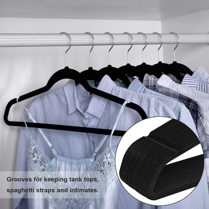 Cintre anti-dérapant velours Alexa