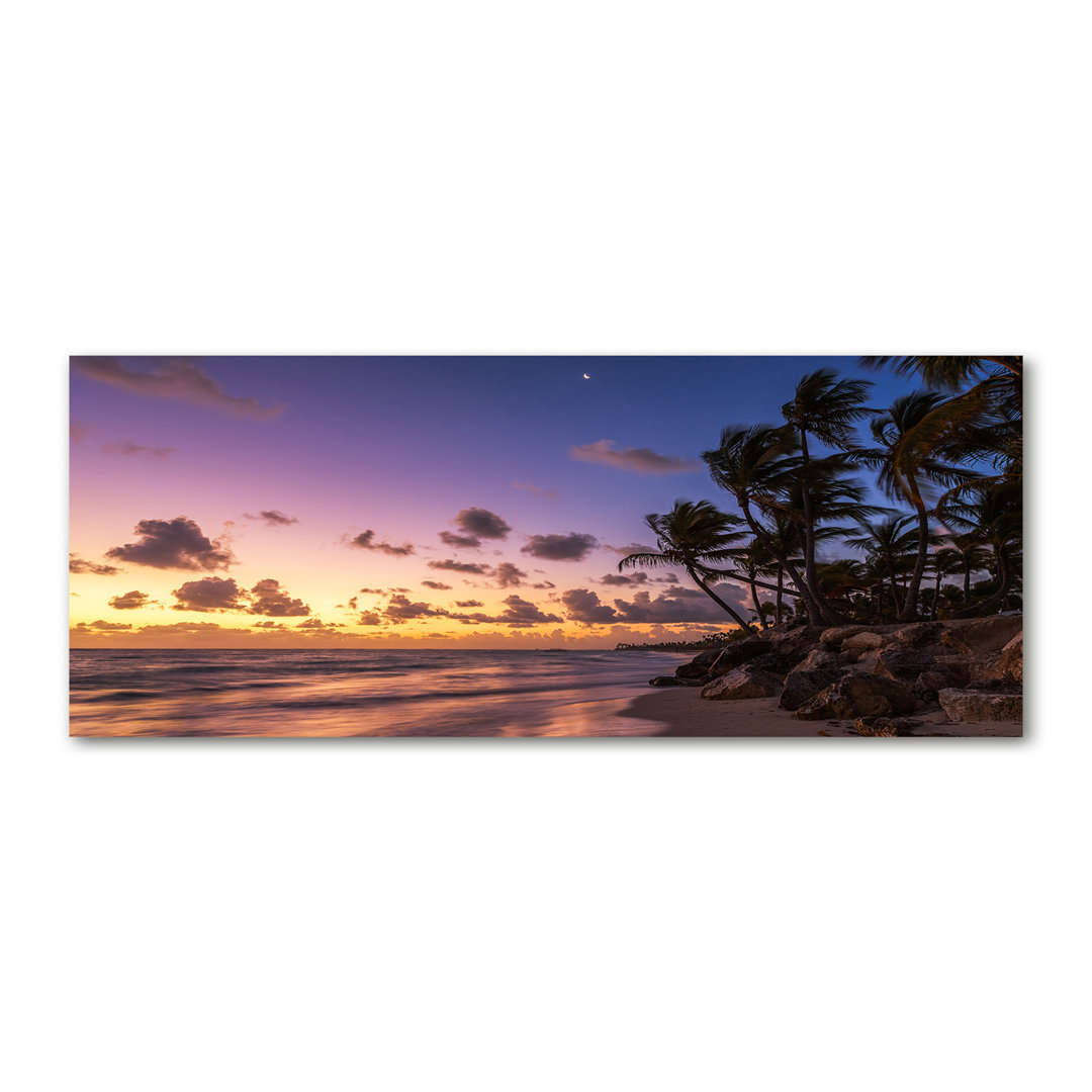 Leinwanddruck - Wandkunst - Drucke auf Leinwand - 125X50 Bild Bildthema: Westen Auf Leinwand Der Strand