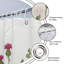 Rideau de douche Wildflower Botanical pour salle de bain 72Wx72h