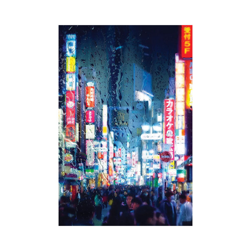 Behind The Window - Midnight Blue by Philippe Hugonnard - Wrapped Canvas Print, 101.6 cm H x 66.04 cm W x 3.175 cm D