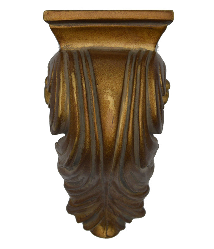 Brilon Polyresin Mounting Bracket, English Gold