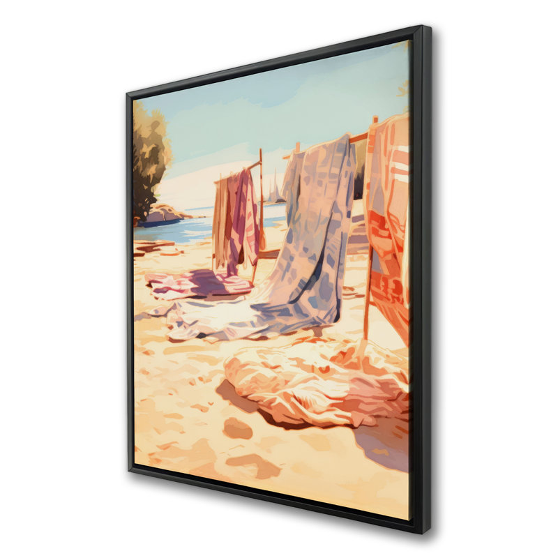 Warm sands - 36"x48" Framed canvas