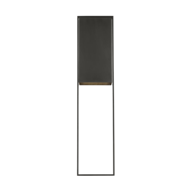 Alude LED Outdoor Sconce, 36" H x 8.3" W x 4.8" D, Bronze