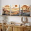 3 Piece Wrapped Canvas Wall Art