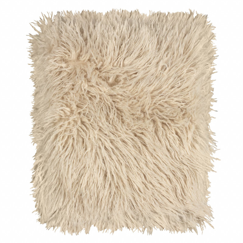 Furn Rowan Throw, Beige