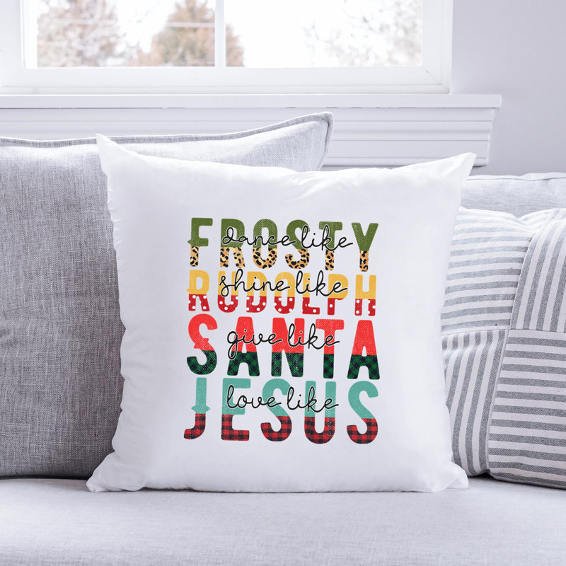 Christmas-05 Reversible Throw Pillow, 20" x 20"