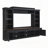 Farmhouse 4-Piece Entertainment Wall Unit Set With Bookshelf For Tvs Up To 70"-1139418406