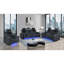 Canapé inclinable électrique noir avec appui-tête Duran-703140060