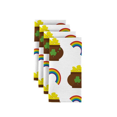 Polyester Abstract Square Napkin