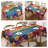 Washable Polyester Mexican Colorful Floral Pattern Tablecloth-660775521