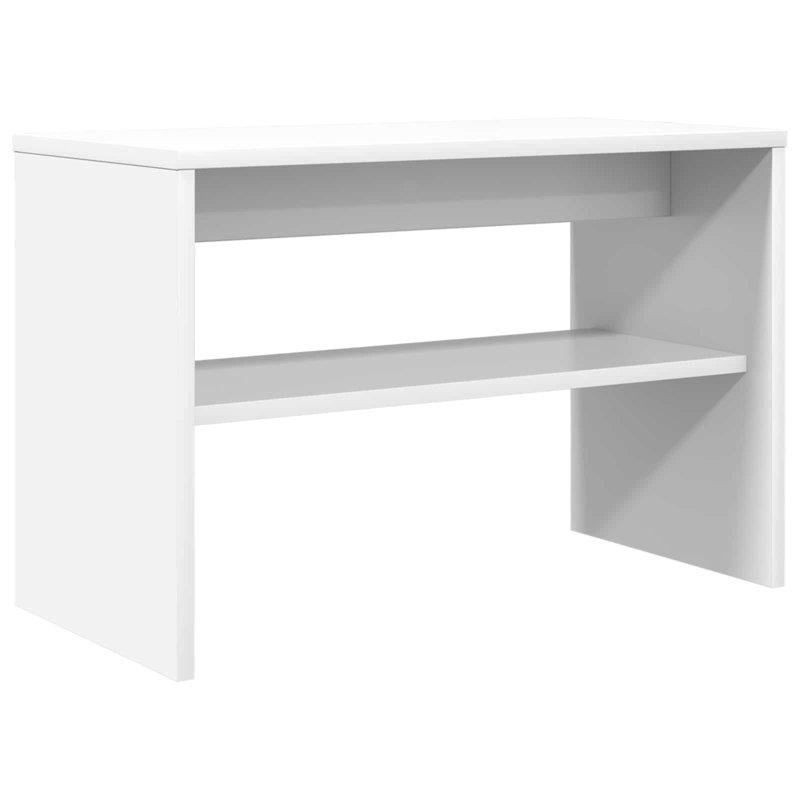 Unfinished TV Stand, 40cm H x 60cm L x 30cm W, White