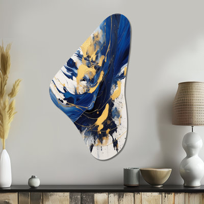 Chesham - Fractals Boomerang Shape Assymterical Metal Wall Art