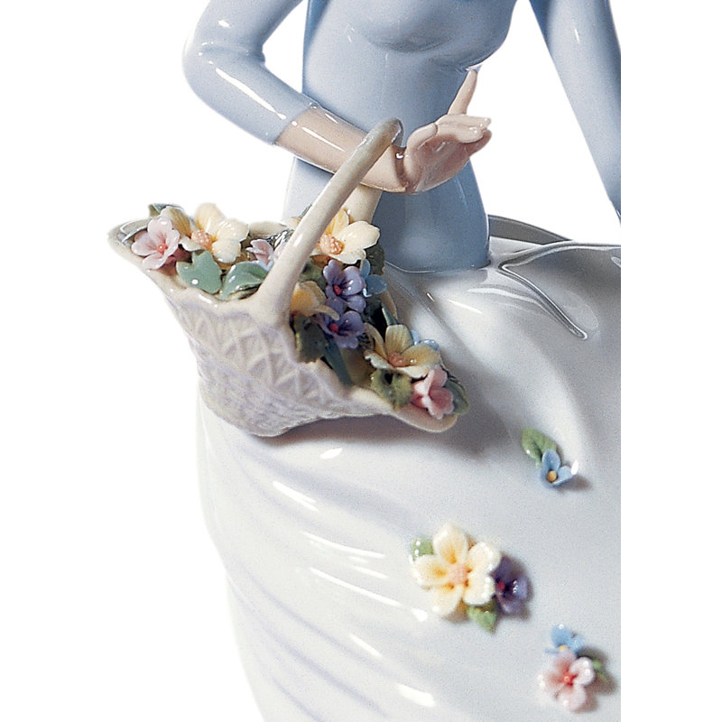 Petals of the Wind Woman Figurine