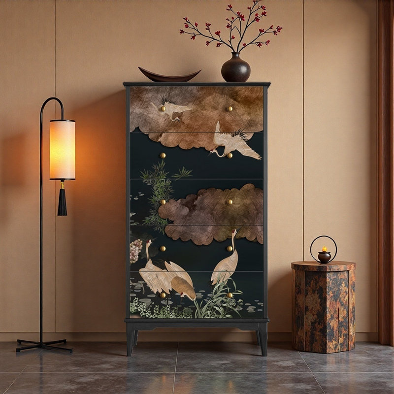 Buffet de 47,24 po de largeur, Noir